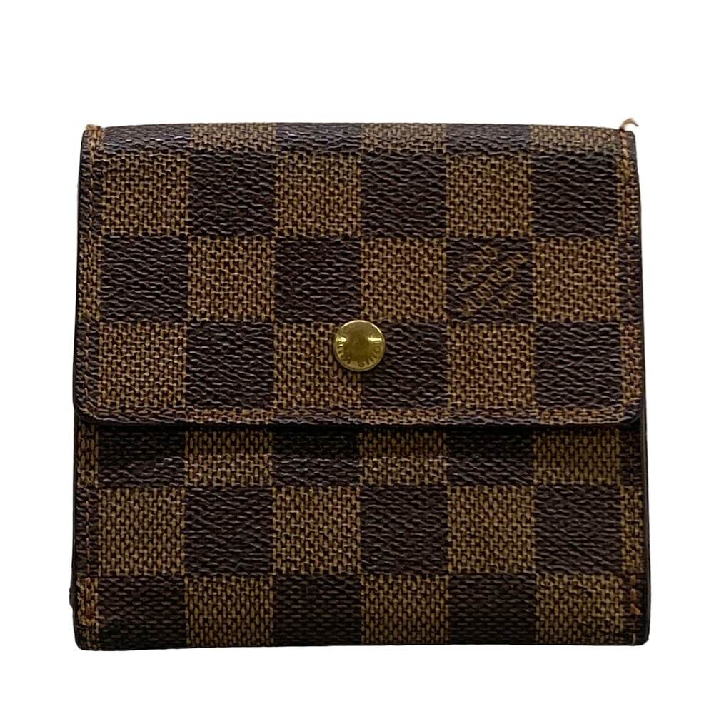 Louis Vuitton Porte Monnaie Billets Cartes Credit Damier Double-hook Wallet